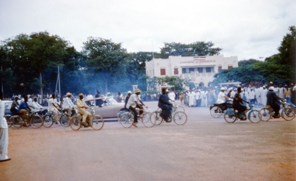 DS présidentielle lors du défilé de l'indépendance en 1960 en Haute Volta