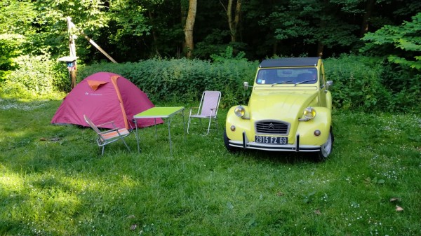 installation au camping