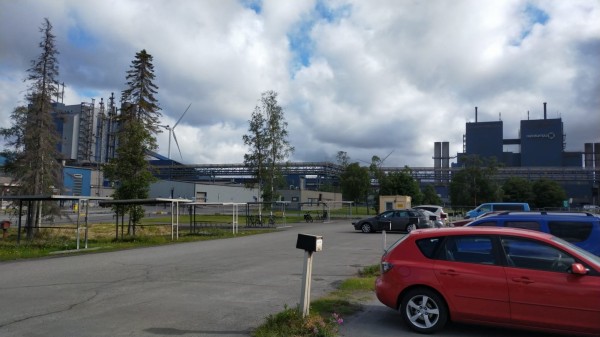 Autre vue de l'usine Outokumpu