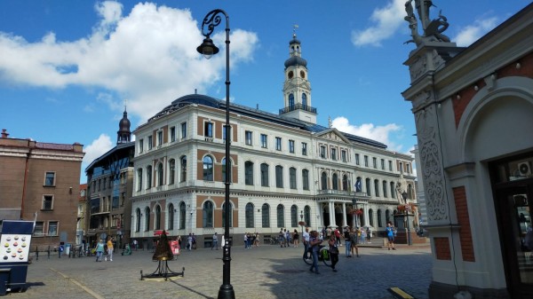 Place de l'hôtel de ville de Riga