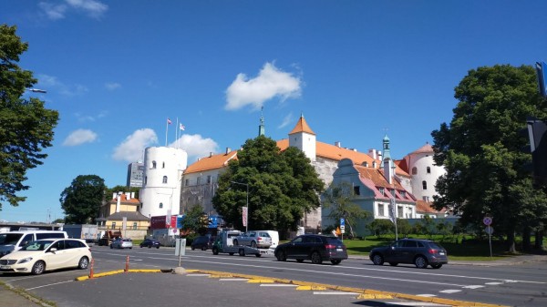 Château de Riga, qui est actuellement la résidence du président de Lettonie