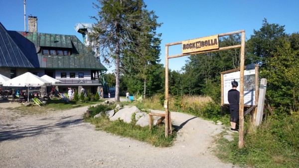 arrivé au sommet: 1300 mètre d'altitude