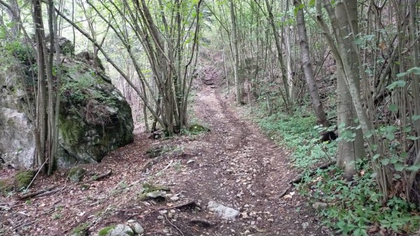 le début de la monté est cool, mais à la fin c'est presque de l'escalade avec une chaine pour se tenir.