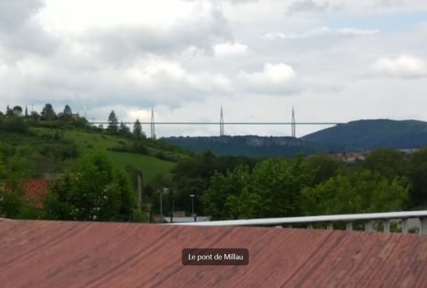 Ce matin, passage à Millau