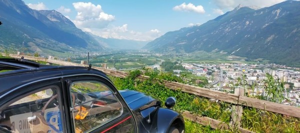 Puis descente en direction de la vallée du Rhône à Martigny.