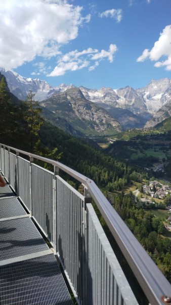 Passerelle panoramique sur l'Orrido