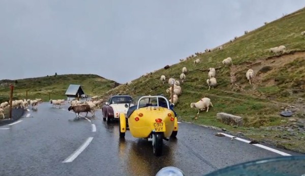 descente sur le versant Français.