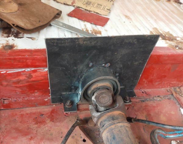 mise en place de la tôles ronde