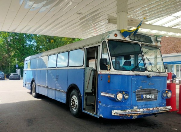 vu aujourd'hui à un station essence en Suède